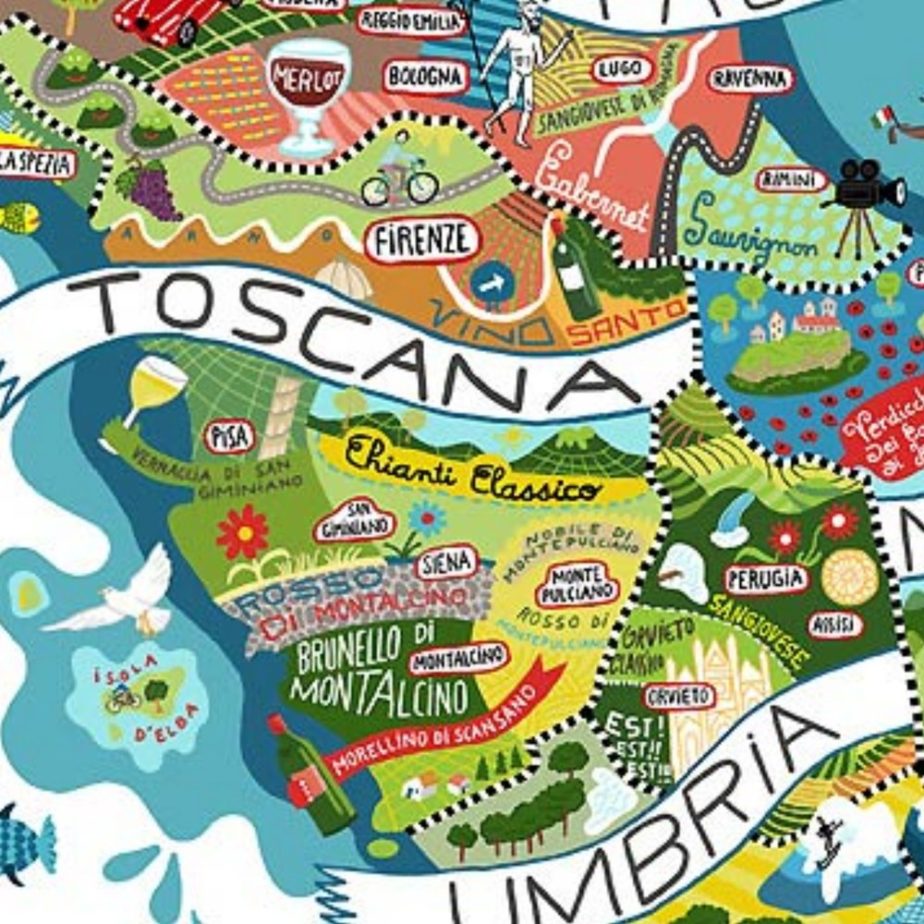 map-of-italy-wine-2 - Le Torri di Bagnara